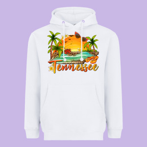 Tennessee Summer Billie Wilder Heavyweight Hoodie Designed By Texasbilliewilder