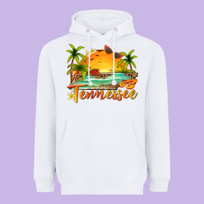 Tennessee Summer Billie Wilder Heavyweight Hoodie Designed By Texasbilliewilder