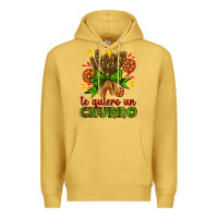 Antique Gold Te Gueiro un churro Premium Hoodie - AdoDesignShop
