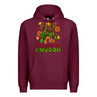 Burgundy Te Gueiro un churro Premium Hoodie - AdoDesignShop