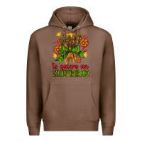 Chestnut Te Gueiro un churro Premium Hoodie - AdoDesignShop