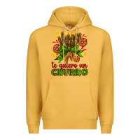 Mustard Te Gueiro un churro Premium Hoodie - AdoDesignShop