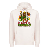 Pale Pink Te Gueiro un churro Premium Hoodie - AdoDesignShop