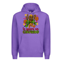 Purple Te Gueiro un churro Premium Hoodie - AdoDesignShop