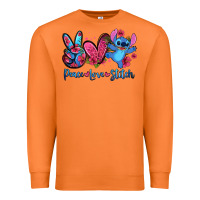 Carrot peace love stitch Premium Sweatshirt - Zillion Design Studio
