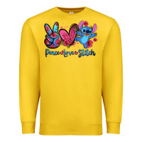 Lemon peace love stitch Premium Sweatshirt - Zillion Design Studio