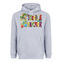 Heather Grey tequila and summer Heavyweight Hoodie - texasbilliewilder