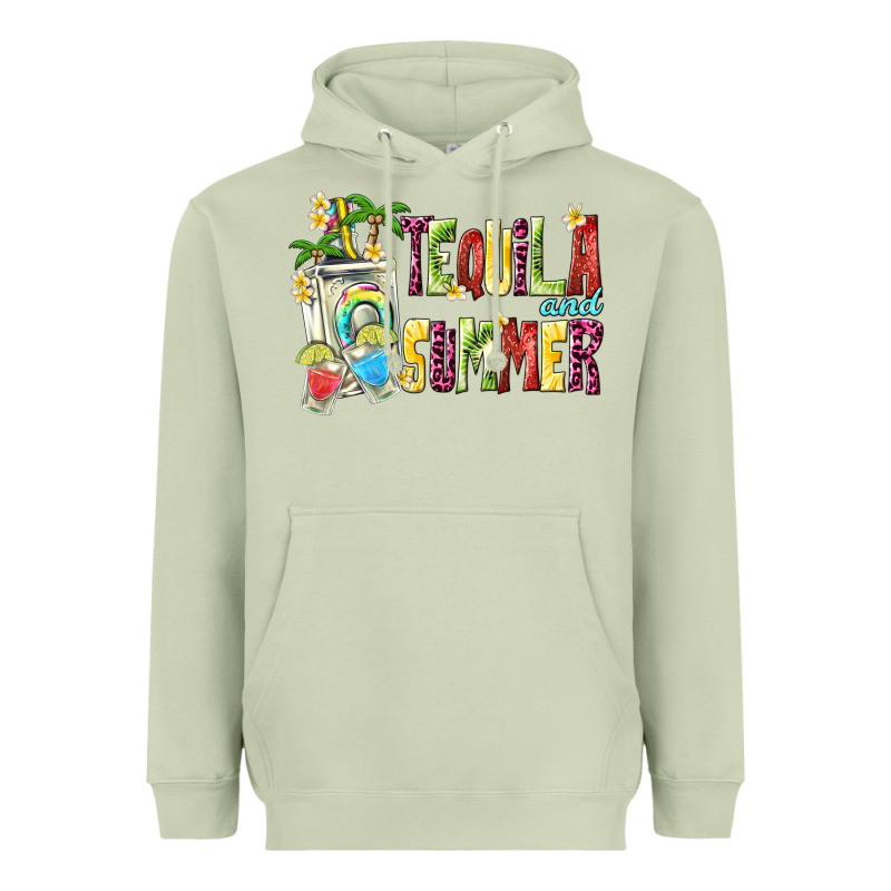 Tequila And Summer Heavyweight Hoodie by texasbilliewilder | Teevron