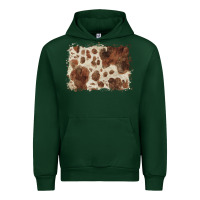 Forest Green cowhide background Urban Hoodie - BarkalooDesign