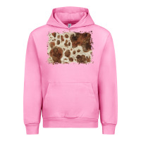 Fuchsia Pink cowhide background Urban Hoodie - BarkalooDesign