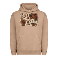 Pigment Burro cowhide background Urban Hoodie - BarkalooDesign