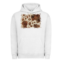 Pigment Lunar Rock cowhide background Urban Hoodie - BarkalooDesign