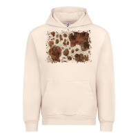 Sandshell cowhide background Urban Hoodie - BarkalooDesign