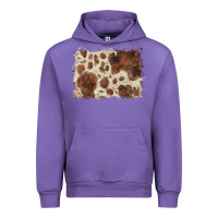 Tulip cowhide background Urban Hoodie - BarkalooDesign