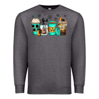Charcoal Heather photography coffee cups Premium Sweatshirt - Zillion Design Studio