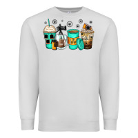 Dove Grey photography coffee cups Premium Sweatshirt - Zillion Design Studio