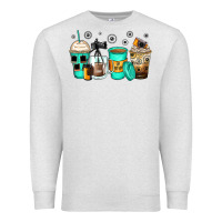 Oatmeal Heather photography coffee cups Premium Sweatshirt - Zillion Design Studio