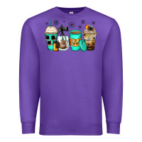 Purple photography coffee cups Premium Sweatshirt - Zillion Design Studio