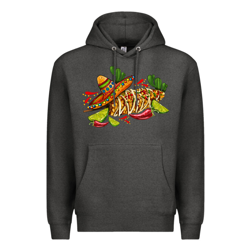 Mexican Elote Corn Sombrero Lime And  Cactus Premium Hoodie by AdoDesignShop | Teevron