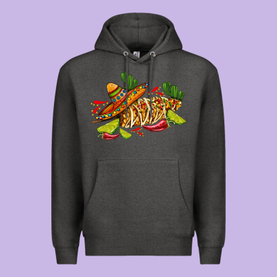 Mexican Elote Corn Sombrero Lime And  Cactus Premium Hoodie Designed By Adodesignshop