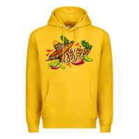 Lemon mexican elote corn sombrero lime and  cactus Premium Hoodie - AdoDesignShop