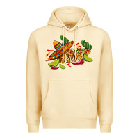 Pina Colada mexican elote corn sombrero lime and  cactus Premium Hoodie - AdoDesignShop