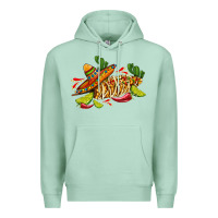 Seafoam mexican elote corn sombrero lime and  cactus Premium Hoodie - AdoDesignShop