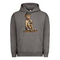 Pigment Tornado Baby Baboon Illustrations Urban Hoodie - LillyAllenDesigns