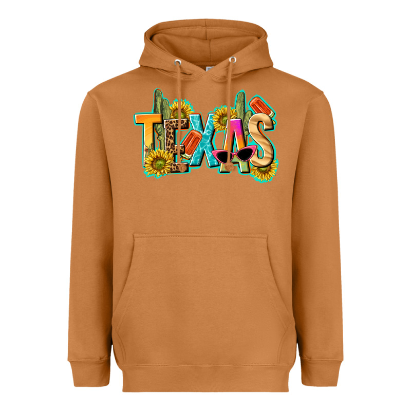Texas Summer Heavyweight Hoodie by texasbilliewilder | Teevron