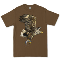 Cacao American White Sea Eagle Premium Tee - LillyAllenDesigns