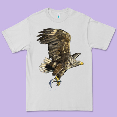 American White Sea Eagle Premium Tee Designed By Lillyallendesigns