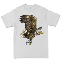 Dove Grey American White Sea Eagle Premium Tee - LillyAllenDesigns