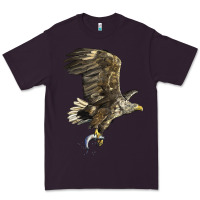 Plum American White Sea Eagle Premium Tee - LillyAllenDesigns