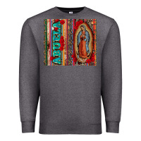 Charcoal Heather abuela serape leopard tumbler 3 Premium Sweatshirt - CTS Tumbler Store