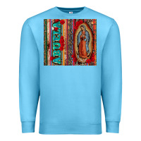 Ocean Blue abuela serape leopard tumbler 3 Premium Sweatshirt - CTS Tumbler Store