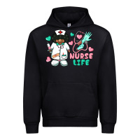 Black nurse life afro american nurse Urban Hoodie - BarkalooDesign