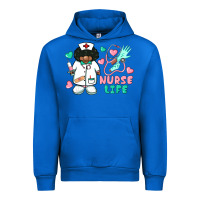 Nurse Life Afro American Nurse Urban Hoodie | Teevron