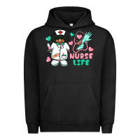 Pigment Black nurse life afro american nurse Urban Hoodie - BarkalooDesign