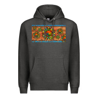 Charcoal Heather autism awareness sunflower puzzle license plate Premium Hoodie - Artiststas