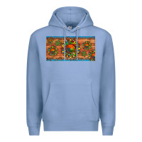 Colony Blue autism awareness sunflower puzzle license plate Premium Hoodie - Artiststas