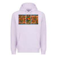 Lilac autism awareness sunflower puzzle license plate Premium Hoodie - Artiststas