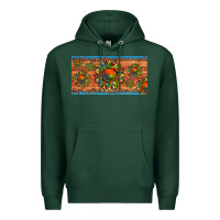 Sports Green autism awareness sunflower puzzle license plate Premium Hoodie - Artiststas