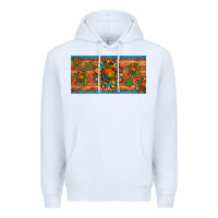 White autism awareness sunflower puzzle license plate Premium Hoodie - Artiststas