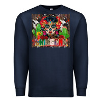 Navy chingona tumbler 3 Premium Sweatshirt - CTS Tumbler Store