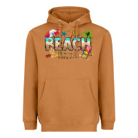 Meerkat the beach is my happy place Heavyweight Hoodie - texasbilliewilder