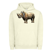 Rhino Illustrations Urban Hoodie | Teevron