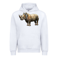 White Rhino Illustrations Urban Hoodie - LillyAllenDesigns