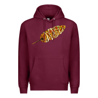 Burgundy Mexican elote corn Premium Hoodie - AdoDesignShop