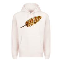 Pale Pink Mexican elote corn Premium Hoodie - AdoDesignShop