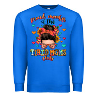 True Royal proud member of the tired moms club Premium Sweatshirt - Zillion Design Studio